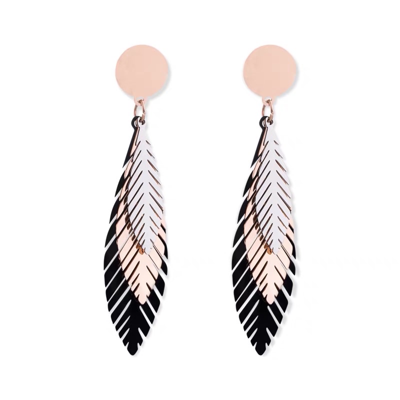 European and Korean long tassel earrings, feminine and personalized earrings and earrings, Jieya steel jewelry Application Scenario