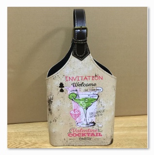Wine bag clutch bag full figure