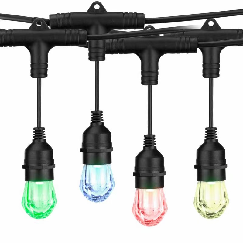 工厂批发家用吊灯灯串灯泡可选电源线带尾接户外天台露营灯泡民宿装饰灯灯饰客厅灯照明吊灯