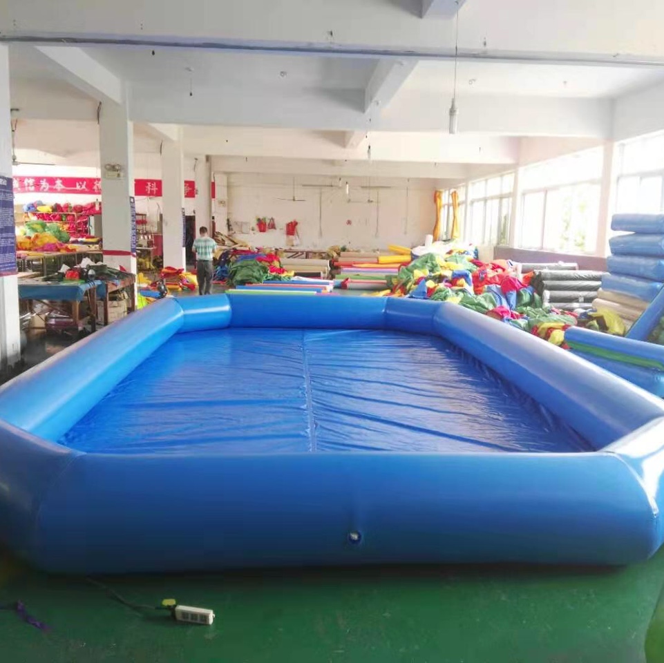 福斯特气模厂家直销充气玩具充气城堡淘气堡充气滑梯跳床喷水滑梯水池淘气堡大型游乐设施PVC牛津布椰树充气水池