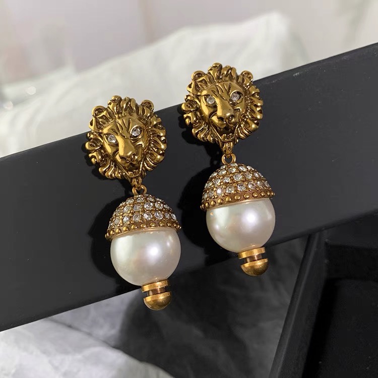 珍珠套耳环星星贝壳长款耳环复古精致高端大气镶锆耳饰 