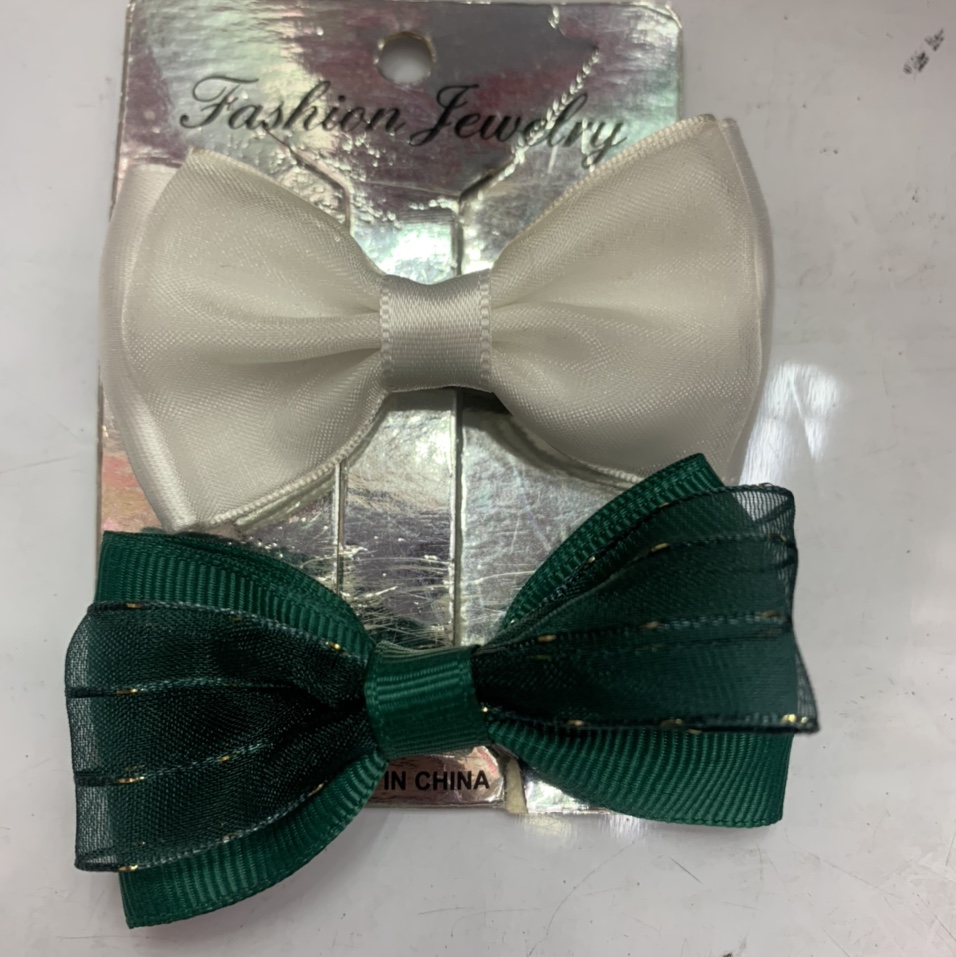 New Korean fashion bow mix mixed color hair clip 37