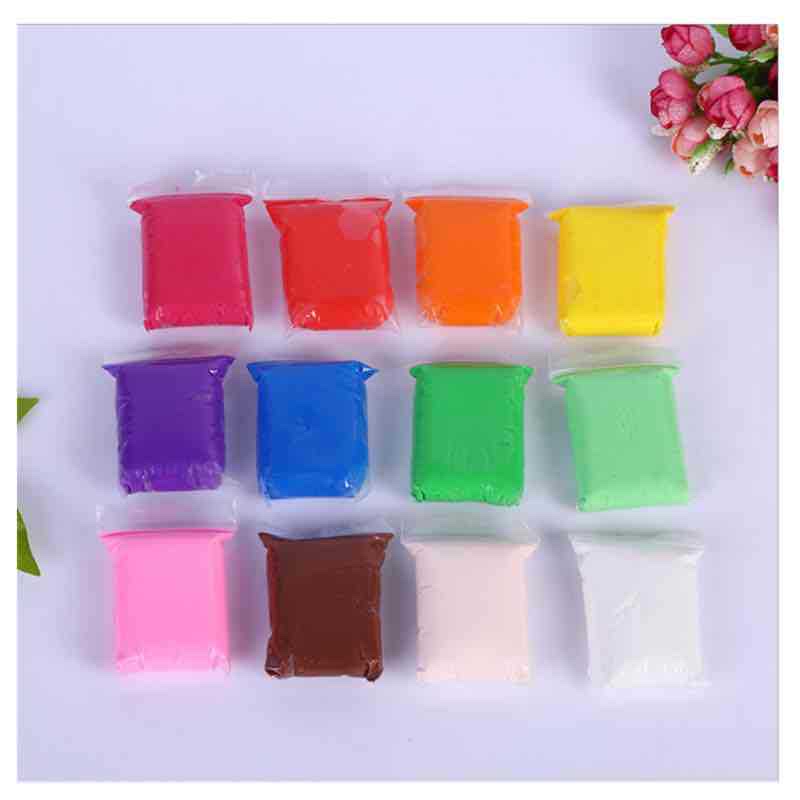 "Super Light Clay Children's Early Childhood Education 12-color set: Buy one and get one free. Item Picture
