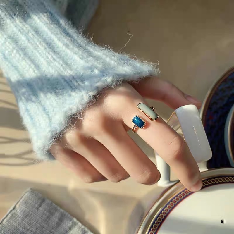 A new Korean-style ring with a sense of fashion, sophistication, innocence, elegance, sweetness and individuality Item Picture