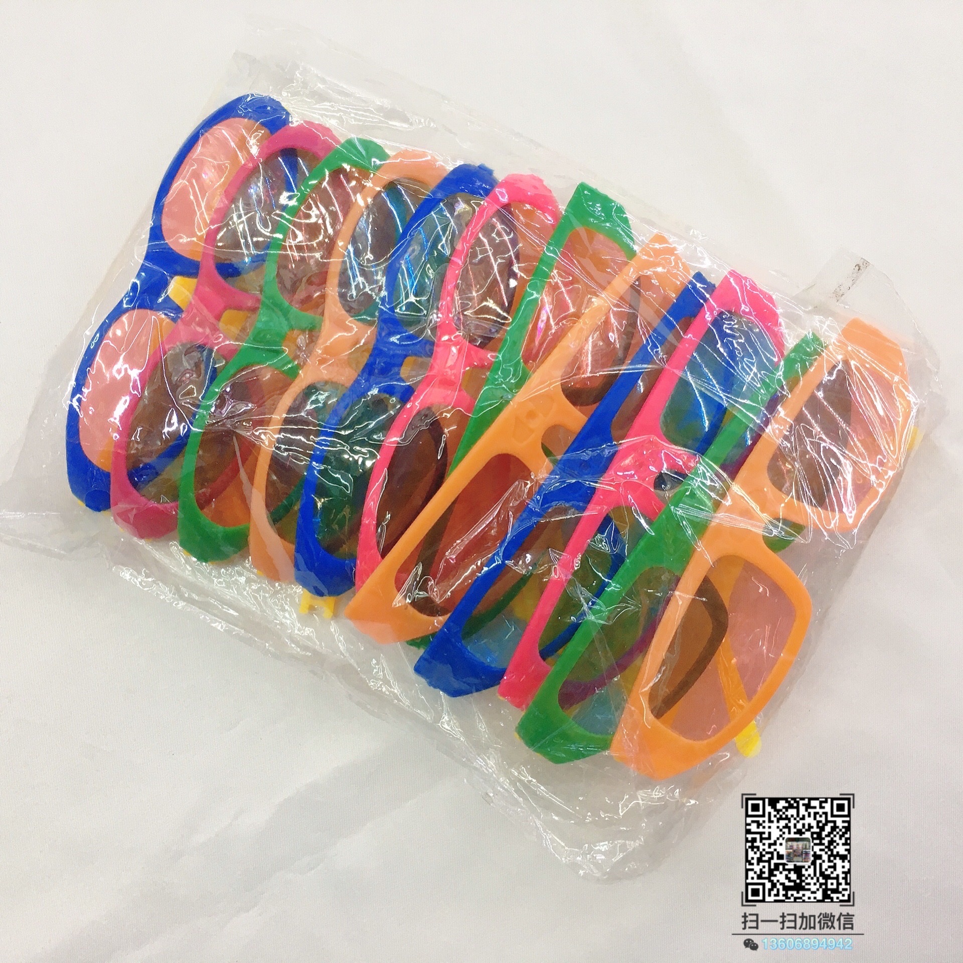 儿童塑料玩具12入时尚夜间舞会趣味搞怪化妆舞会拍照卡通眼镜详情图3