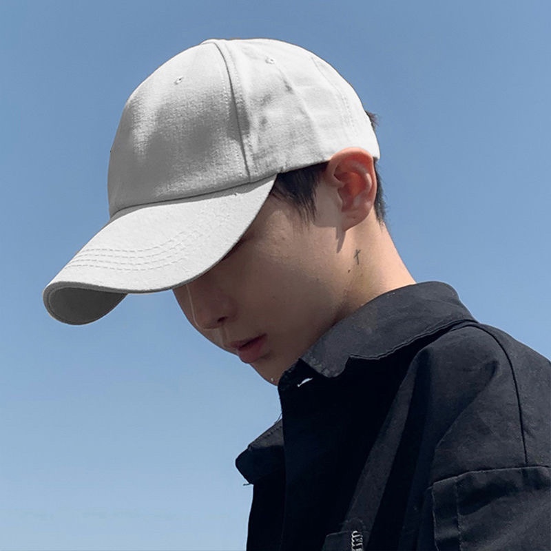 帽子男士ins潮流夏季鸭舌帽春秋遮阳帽软顶太阳帽新款网红棒球帽39