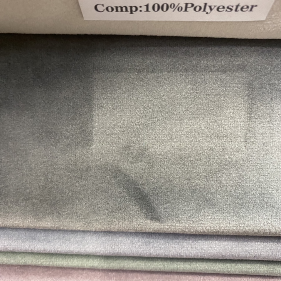 纯色荷兰绒布料 丽丝绒面料天鹅绒布料沙发抱枕布料 服装服饰 浅灰3