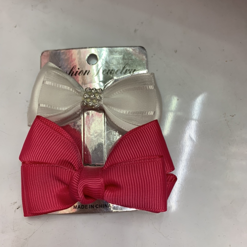 New Korean fashion bow mix mixed color hair clip 28