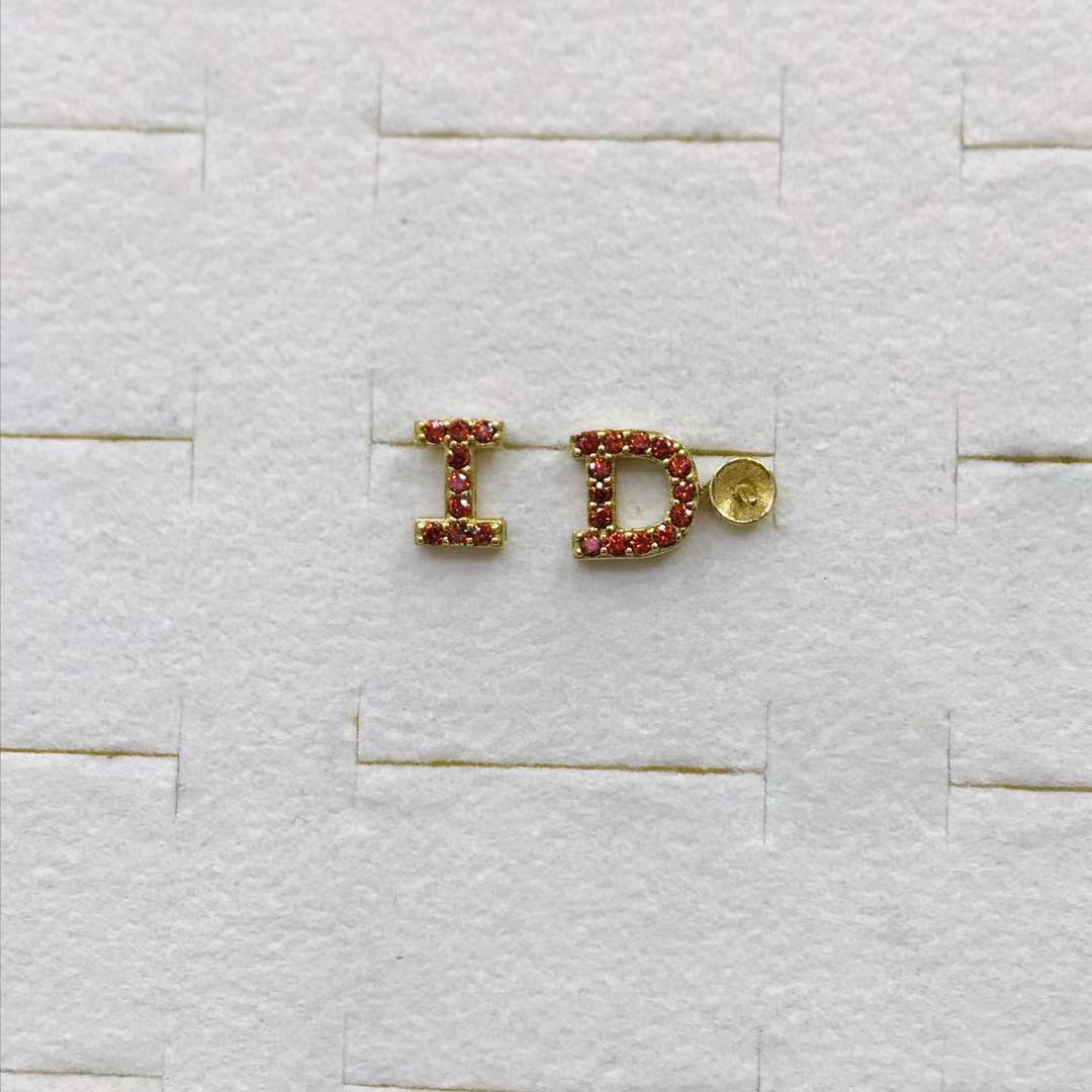925 silver needle earrings pure copper inset white zircon fashion Korean version 13723 details Picture