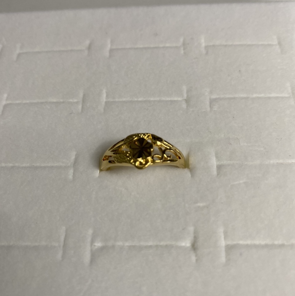 电仿金批花女士流行时尚百搭单品中老年大码戒指16