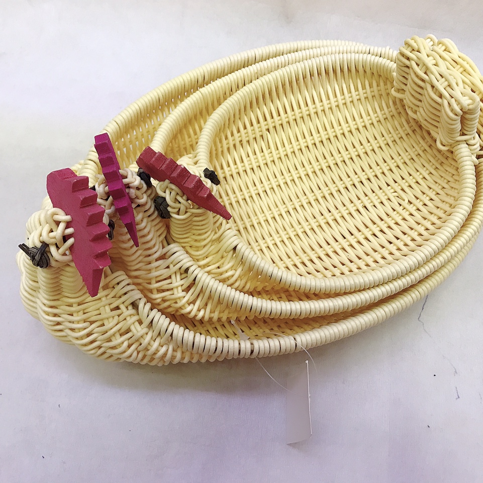 依量工艺手工编织水果篮藤编收纳篮172