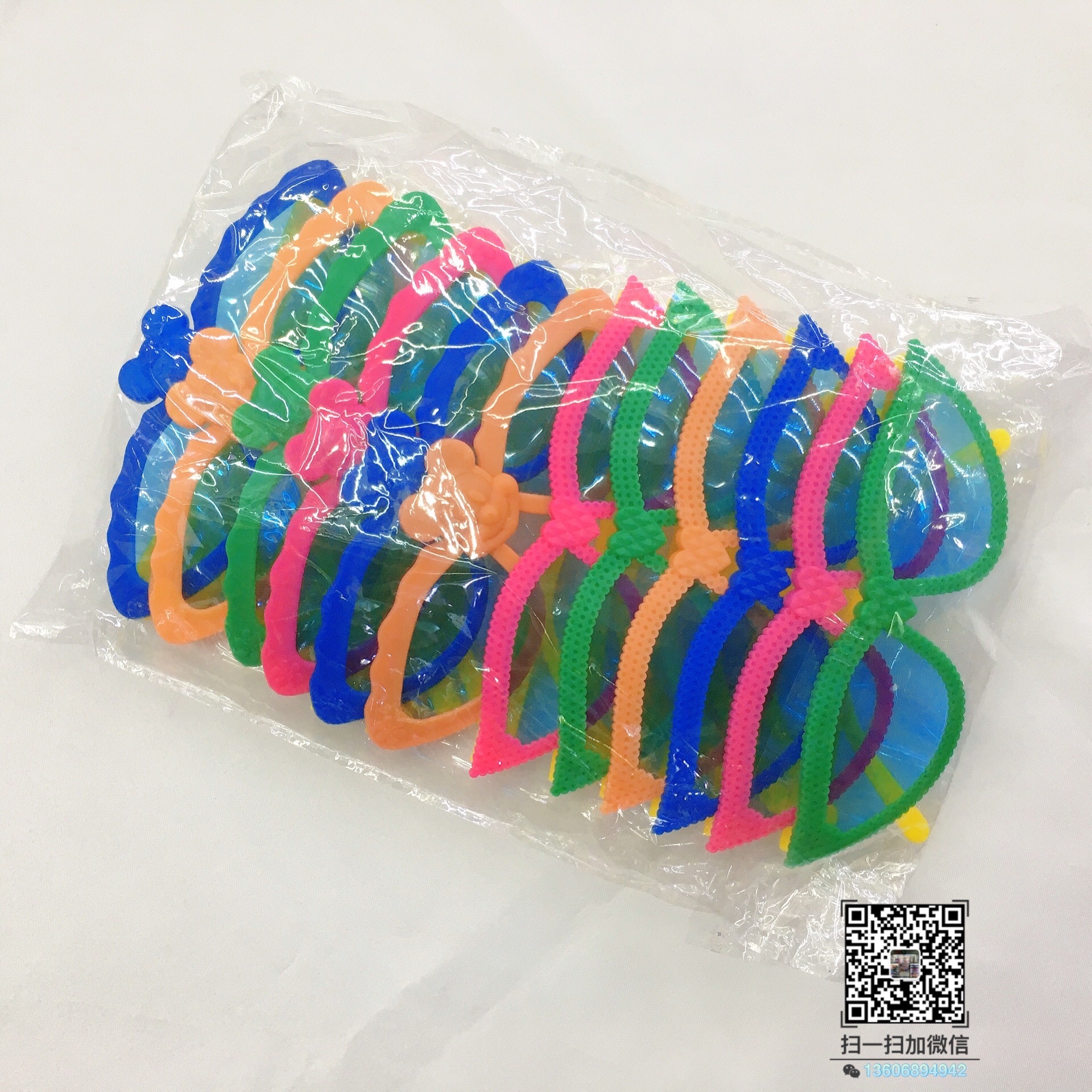 儿童塑料玩具12入时尚夜间舞会趣味搞怪化妆舞会拍照卡通眼镜详情图2