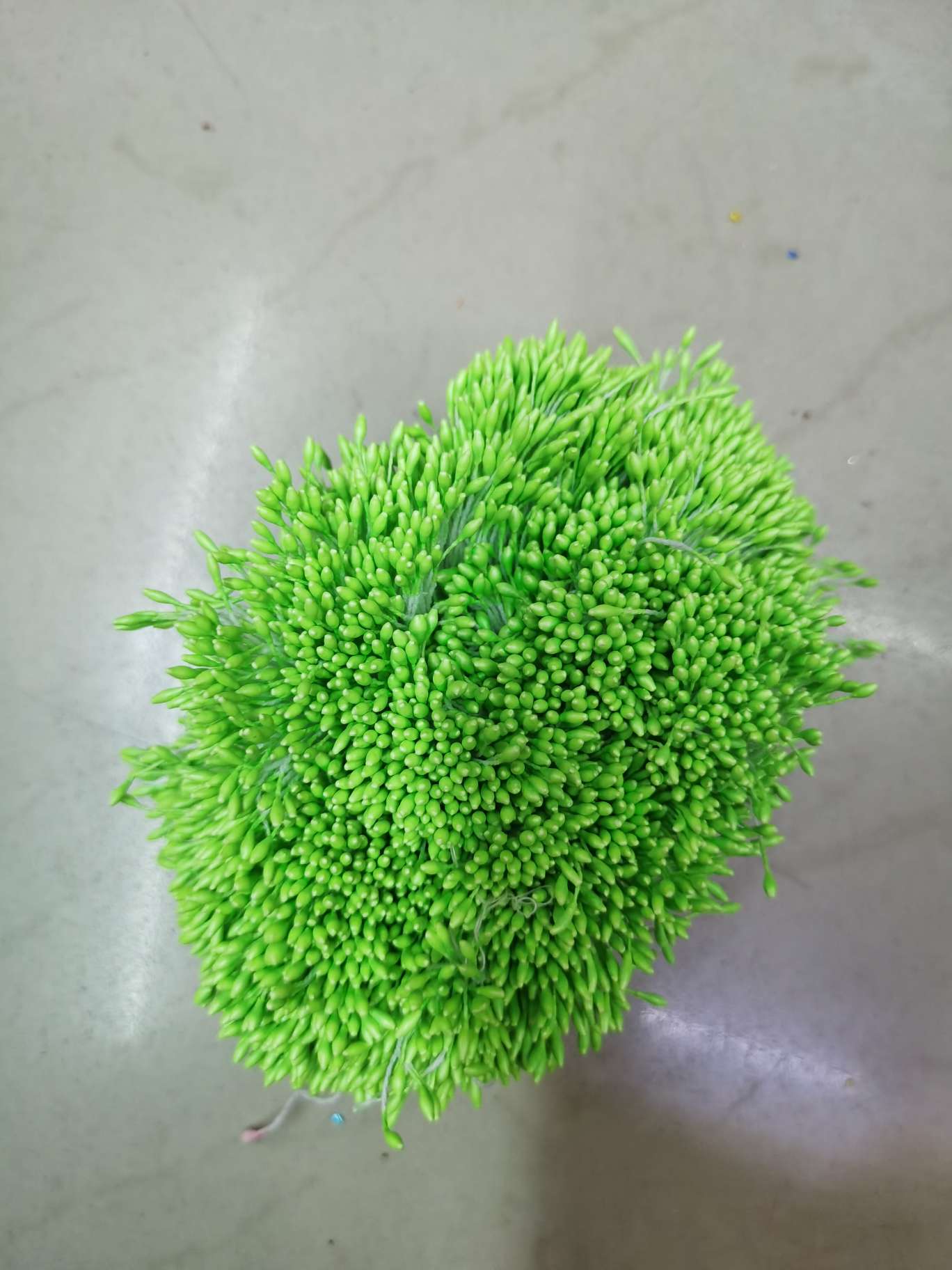 Zhu Guang 01 Fluorescent Green Flower Core Gypsum 01 pic 1