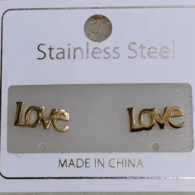 Titanium Steel Earrings 78 Lili Steel Ornaments Popular Jewelry Is Not Easy To Fade To Set The Needle