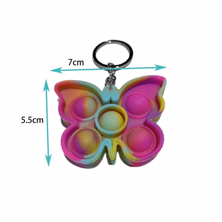 新款外贸热销灭鼠先锋钥匙扣解压玩具背包挂件手指泡泡减压玩具详情图2