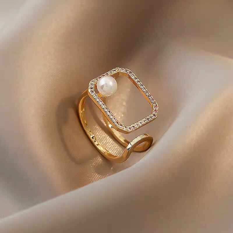 Temperament elegant elegant noble elegant cold beauty personality ring