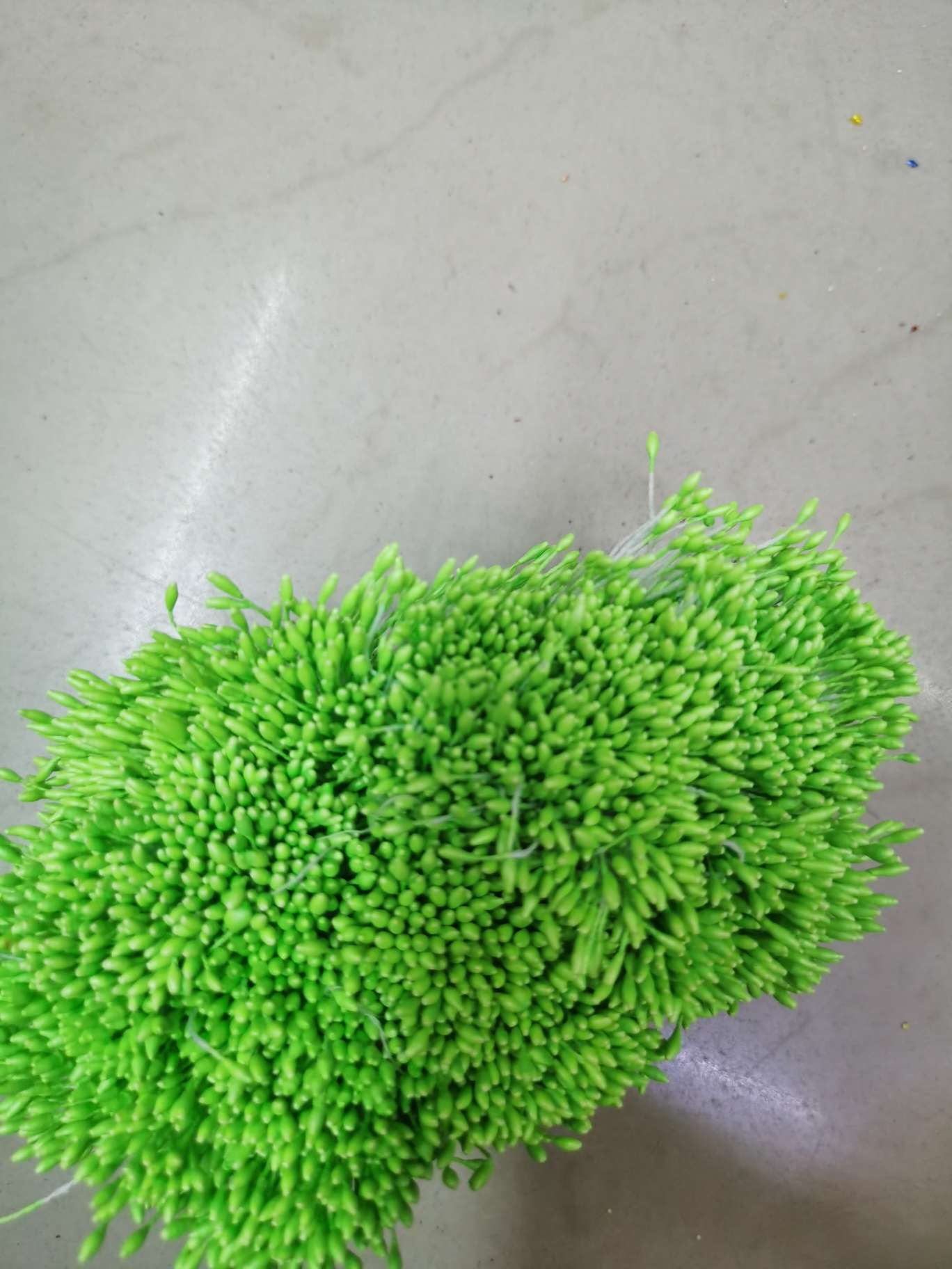 Zhu Guang 01 Fluorescent Green Flower Core Gypsum 01 pic 2