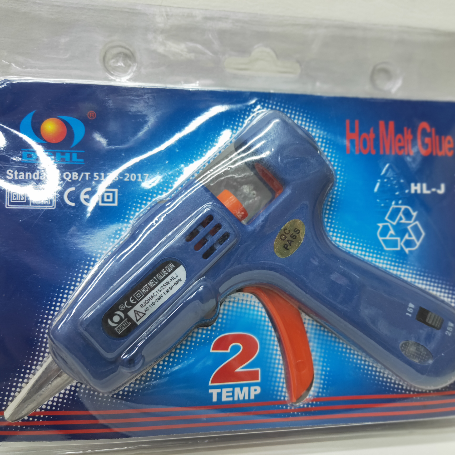 Dinglide hot melt glue stick 159 blue 15-25w small gun