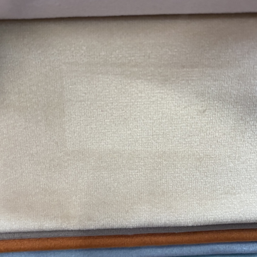 纯色荷兰绒布料 丽丝绒面料天鹅绒布料沙发抱枕布料 服装服饰 米色3