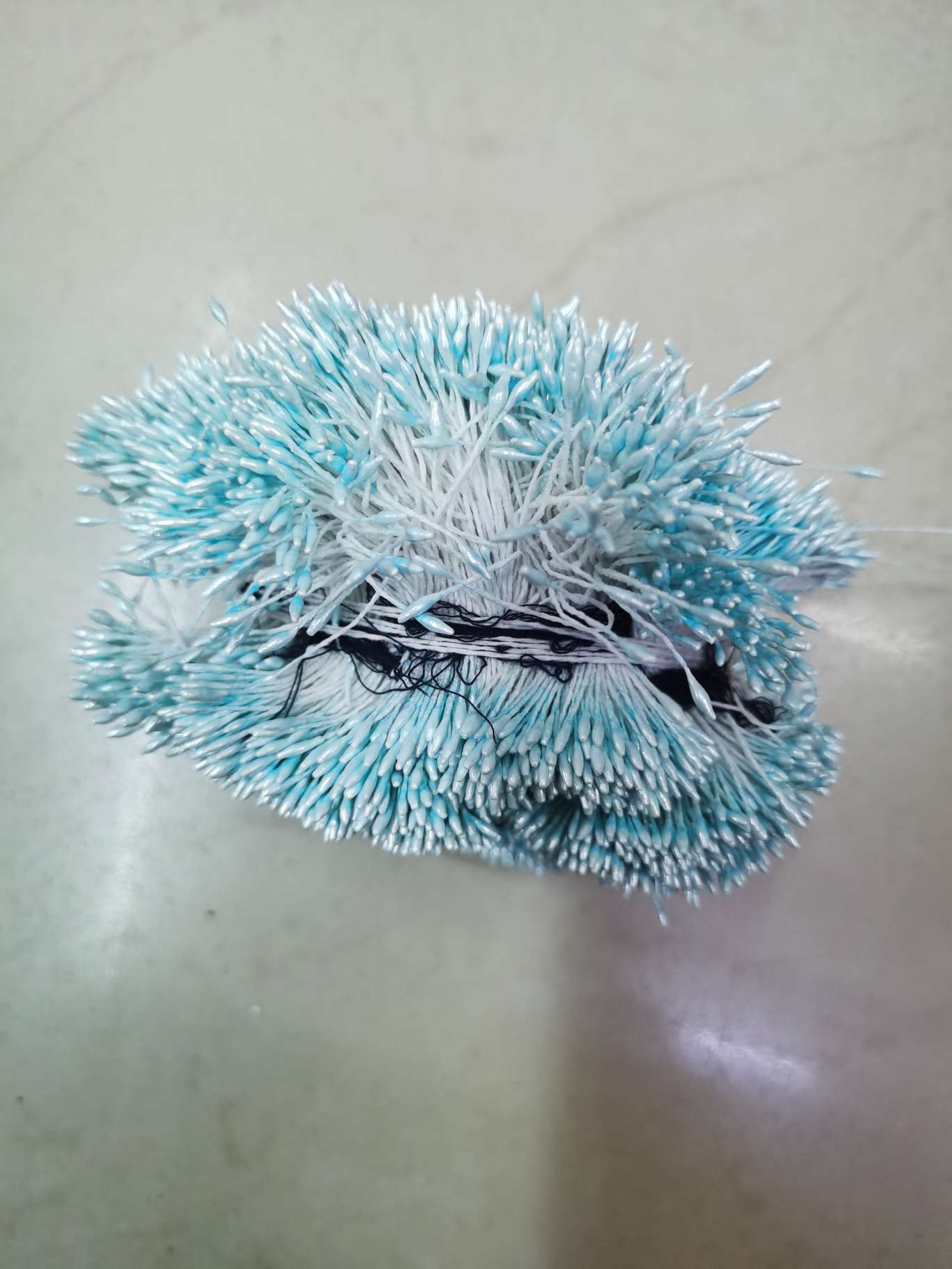 Zhu Guang 01 Light Blue flower core Gypsum 01 Specification image
