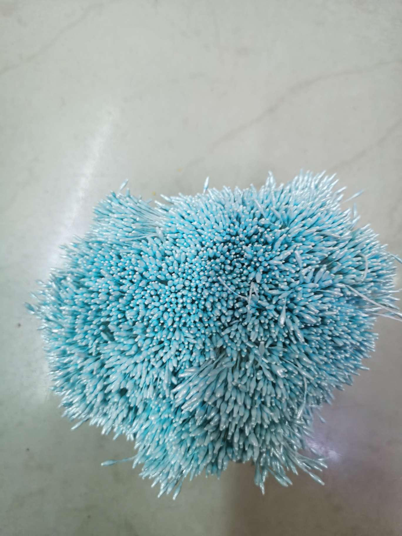 Zhu Guang 01 Light Blue flower core Gypsum 01 pic 2