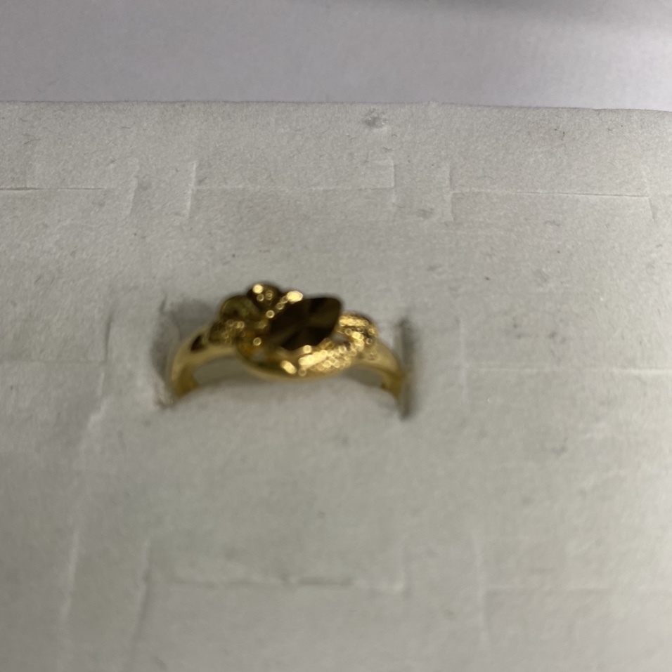 Electric imitation gold batch flower ladies popular fashion all-match single product old lady open ring 22