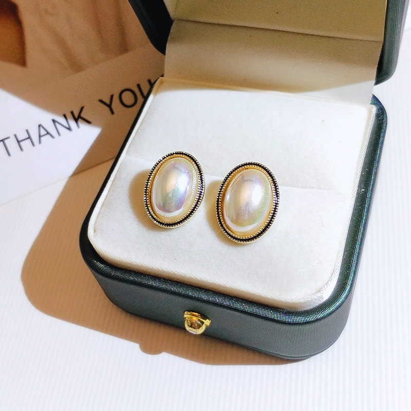 2021 New Trendy Stud earrings Net Red Stud earrings Cold Wind Earrings Pearl Stud earrings 69