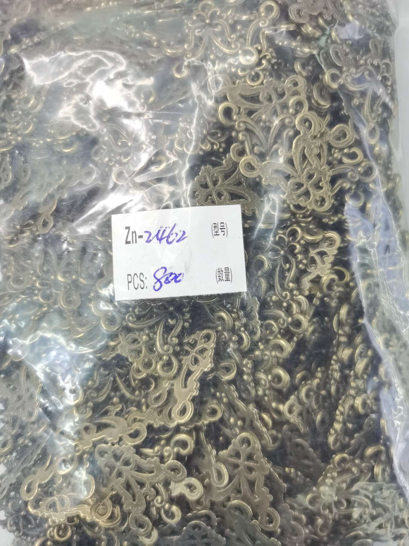 Zinc alloy Zn-2462 for jewelry accessories Application Scenario