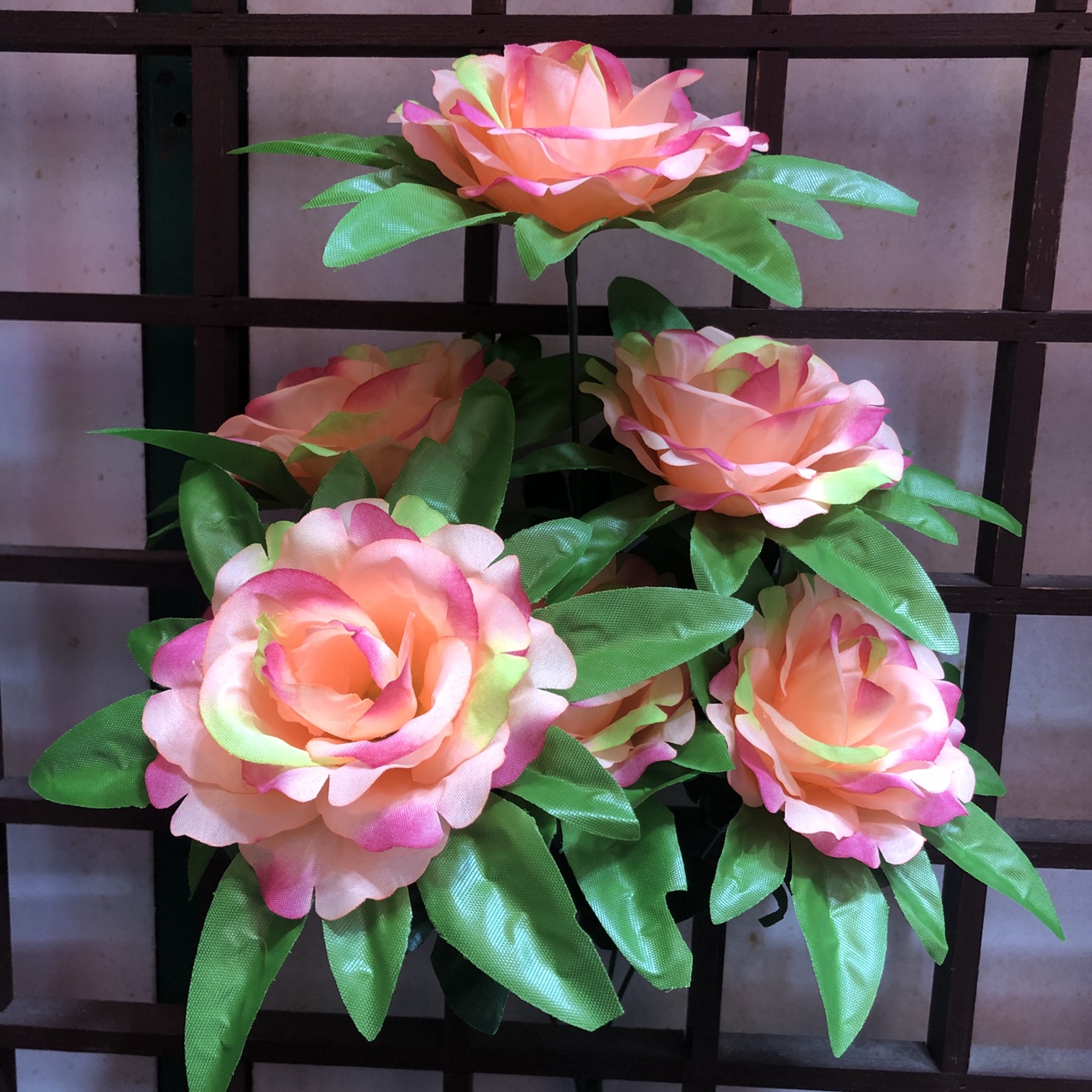 茶花-2仿真玫瑰花餐桌花假花绢花干花花束摆设客厅室内插花装饰花艺摆件