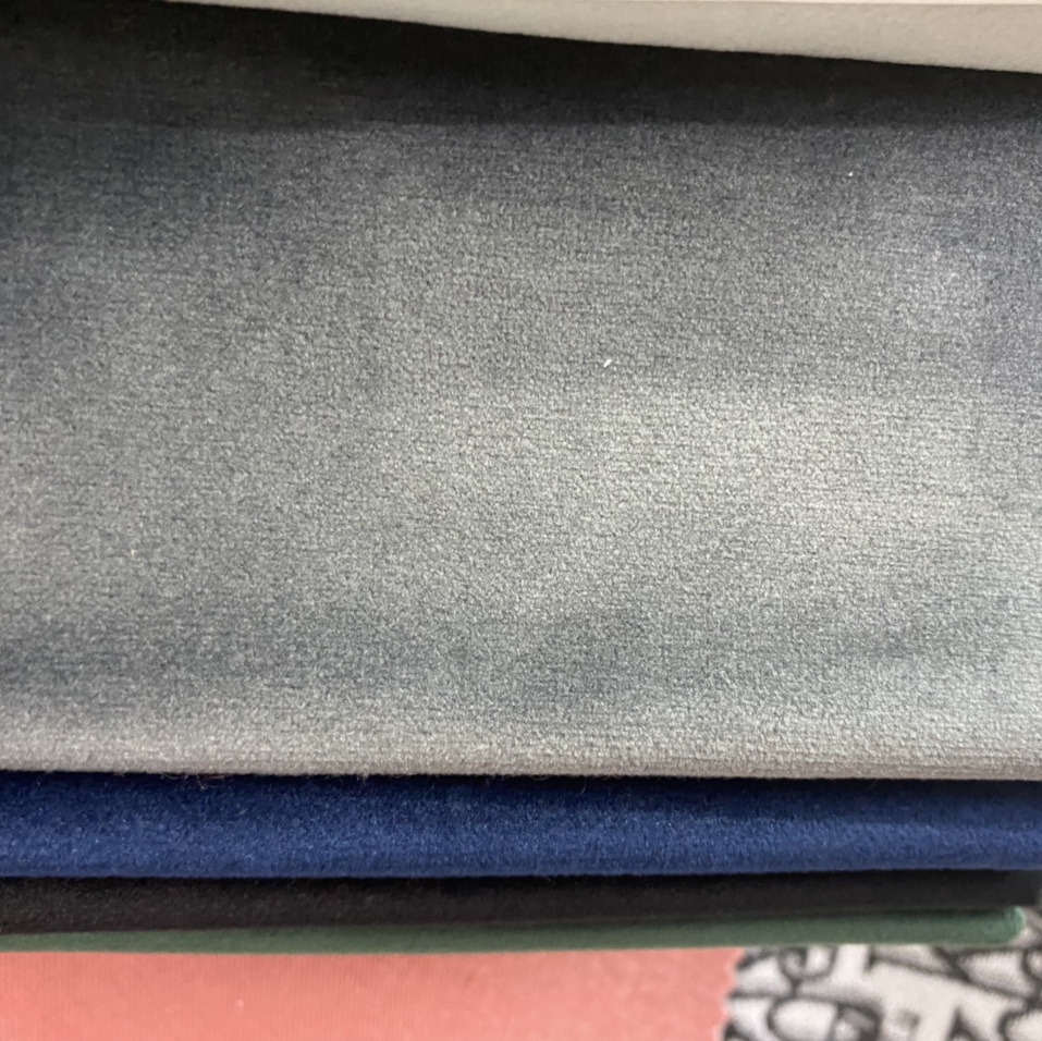 纯色荷兰绒布料 丽丝绒面料天鹅绒布料沙发抱枕布料 服装服饰 浅灰10