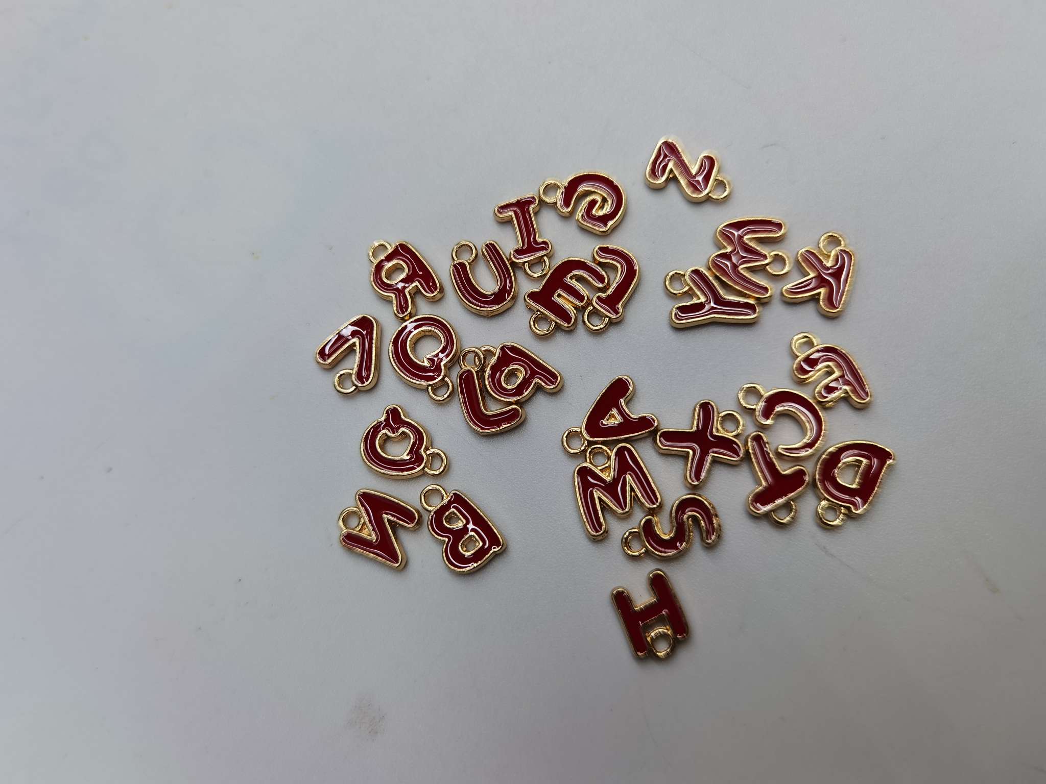 Red letter pendant Specification image