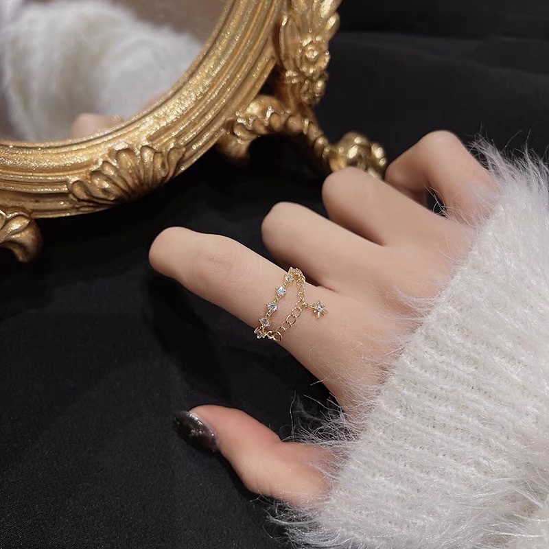 A Korean-style, compact, simple, elegant and luxurious ring that is a must-have for trendsetters Specification image