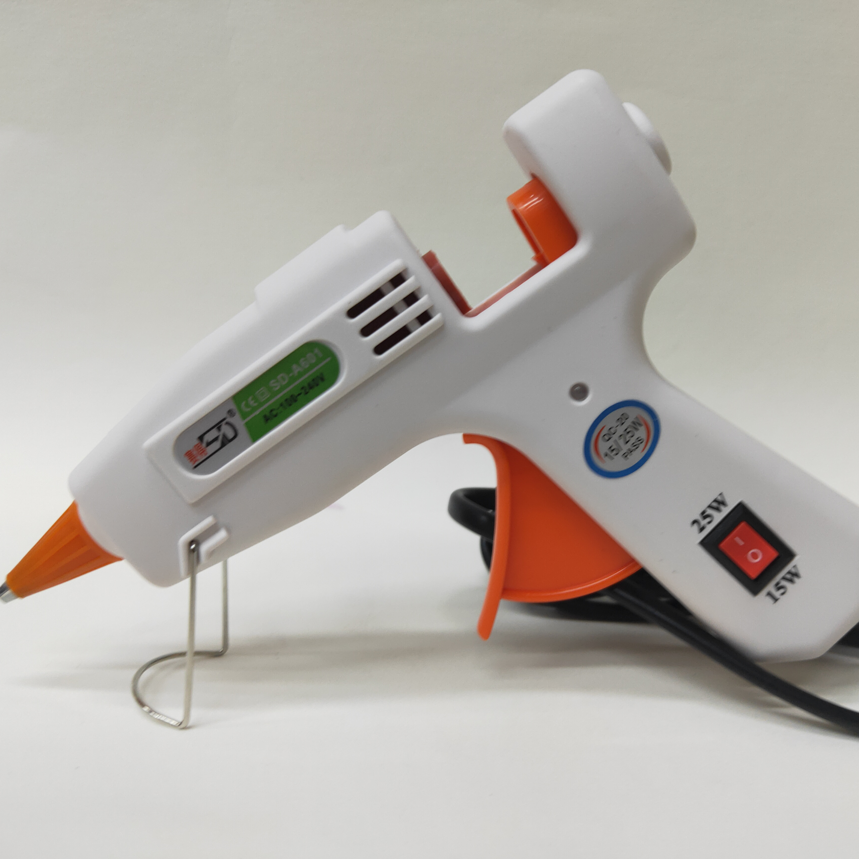 鼎力德热熔胶棒167SD-A601-15-25w白色小枪图