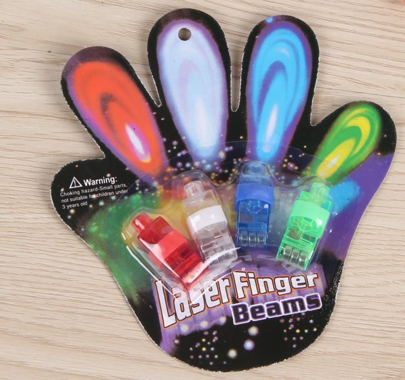 Internet-famous colorful finger light, toy finger laser light, colorful luminous ring, ring light, colorful LED finger light details Picture