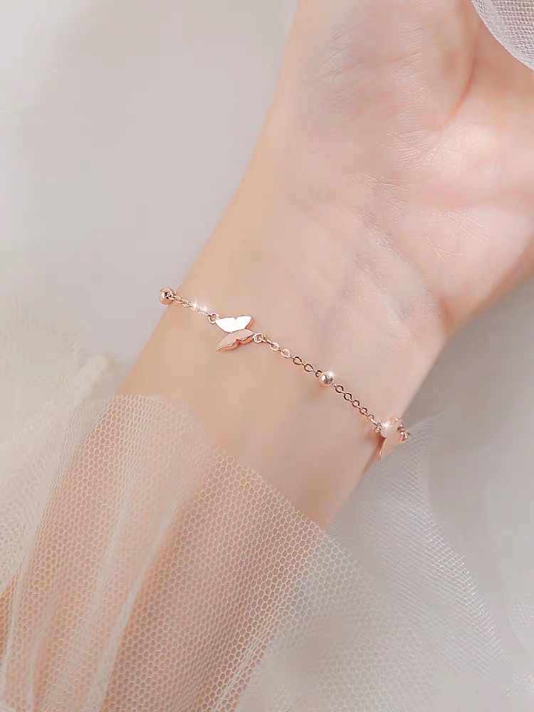 Butterfly bracelet, a niche design, is simple and elegant for girls details Picture