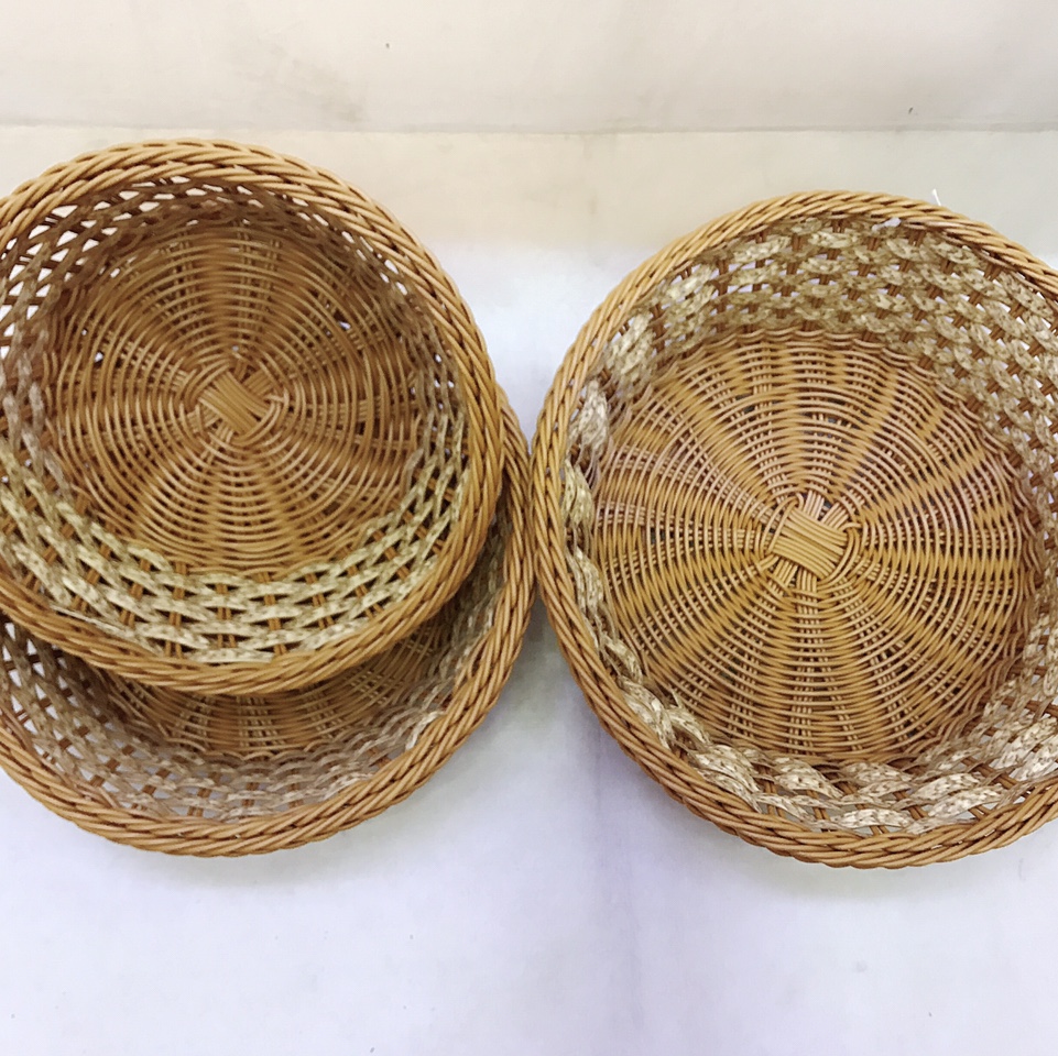 依量工艺手工编织水果篮藤编收纳篮184