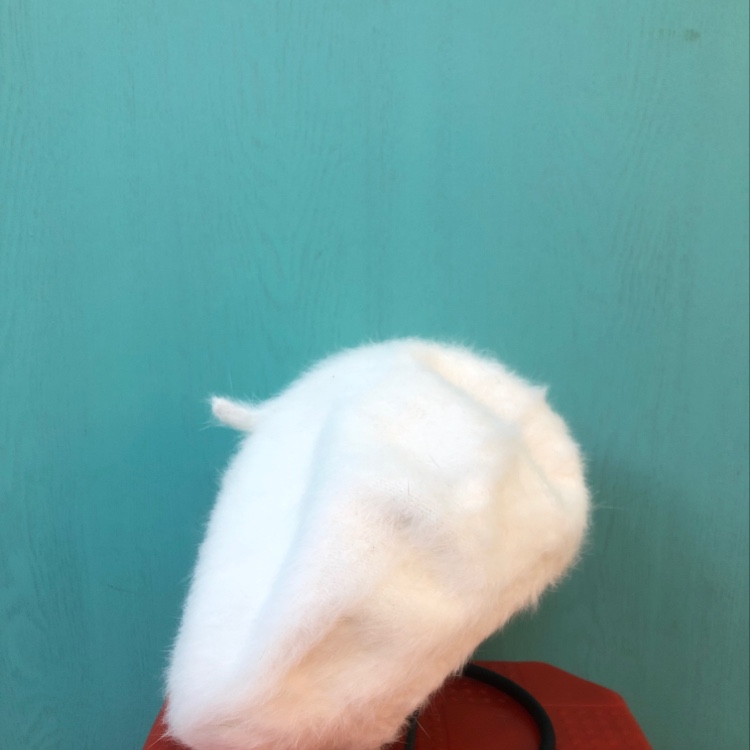 Rabbit hair beret details Picture