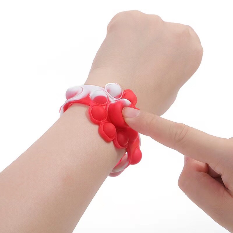 Rat Killer Pioneer Wristband Bubble Intelligence Stress Relief Finger Fun Silicone WristBand Toy Watch Strap Cross-border New Product detail image 5