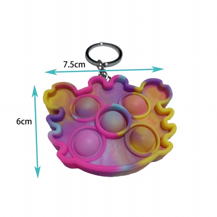 新款外贸热销灭鼠先锋钥匙扣解压玩具背包挂件手指泡泡减压玩具详情图5