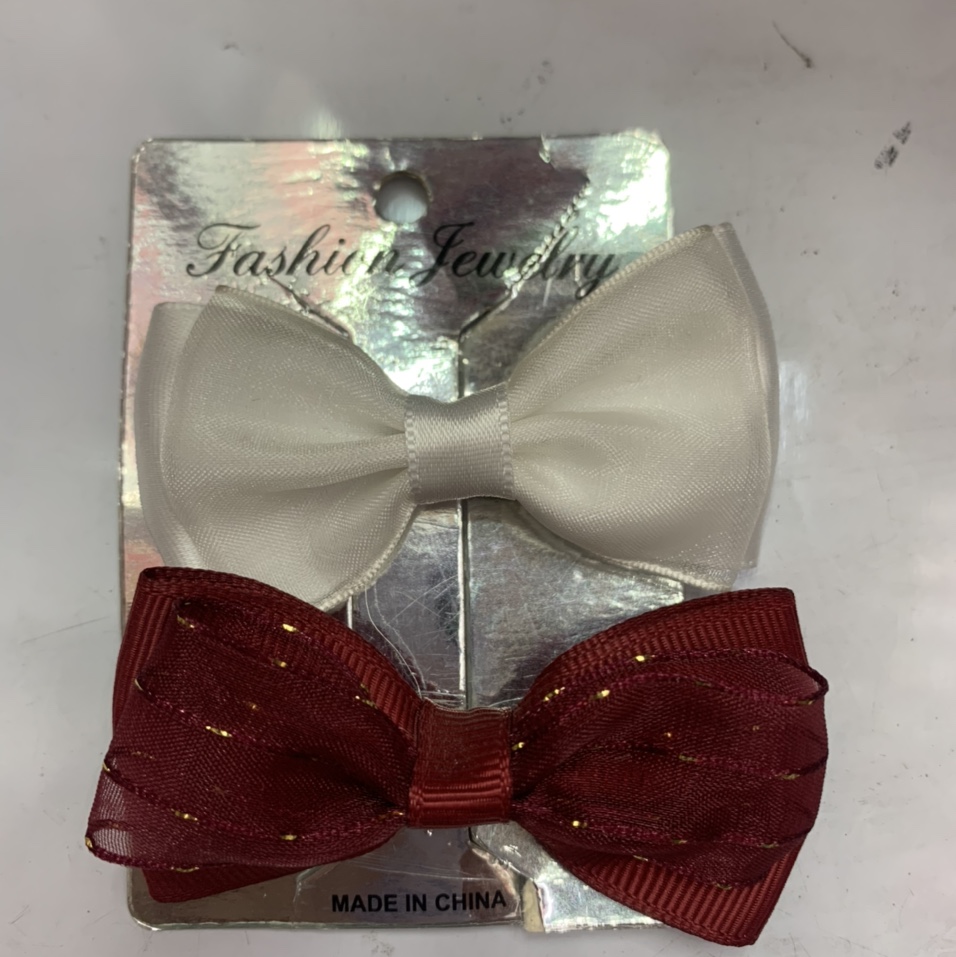 New Korean fashion bow mix mixed color hairpin 34