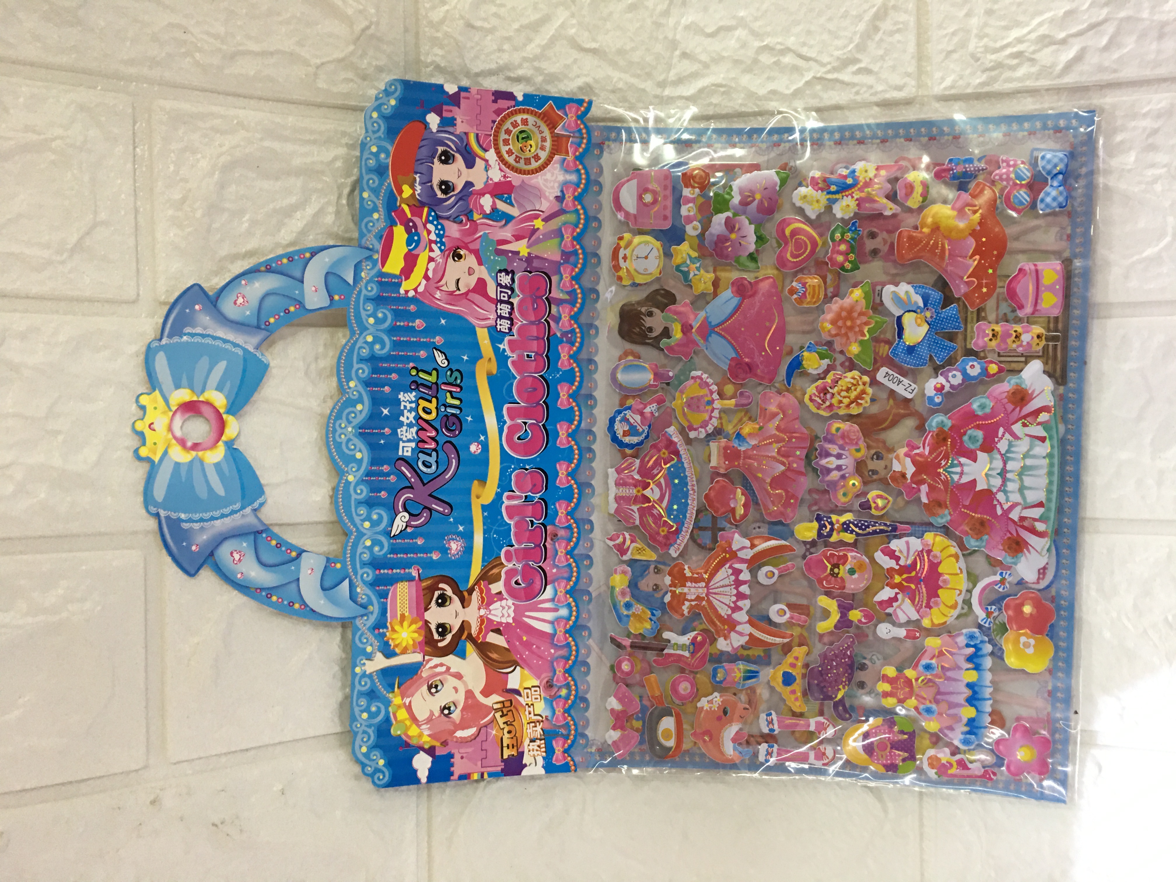 F Z Bubble Stickers -2 details Picture