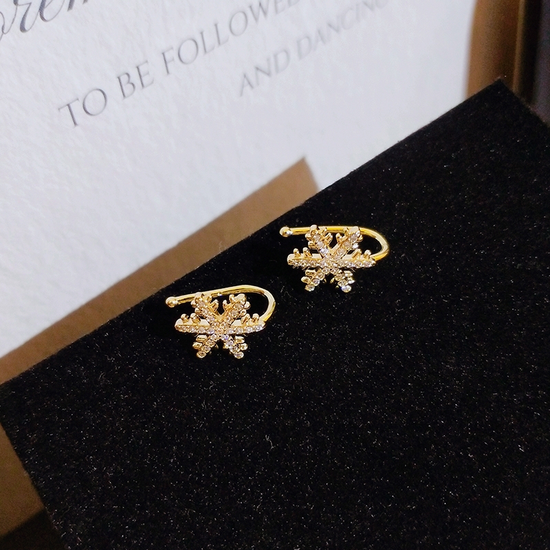 2021 New trendy stud earrings Net Red Stud earrings Cold Wind earrings Snow Stud earrings 78