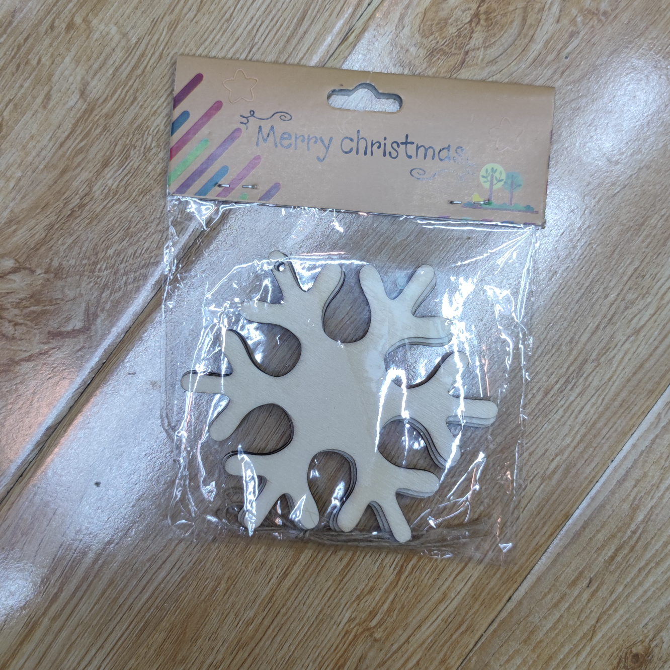 8109 木头片挂件 每包三片 欢迎询价