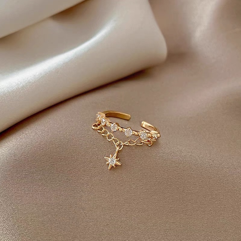 New niche design, fashionable and exquisite, trendy ring for celebrities Specification image