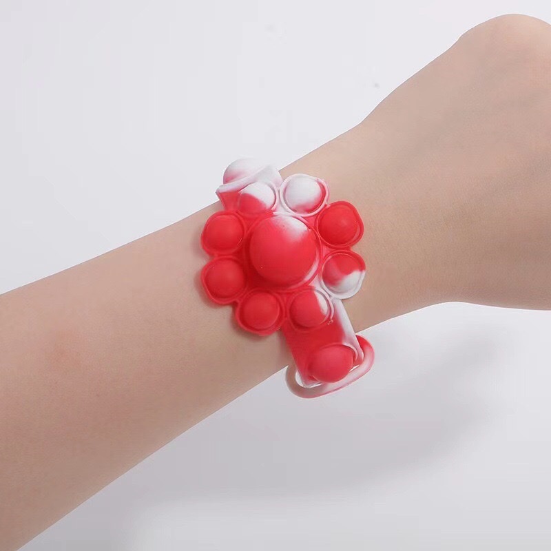 Rat Killer Pioneer Wristband Bubble Intelligence Stress Relief Finger Fun Silicone WristBand Toy Watch Strap Cross-border New Product detail image 7