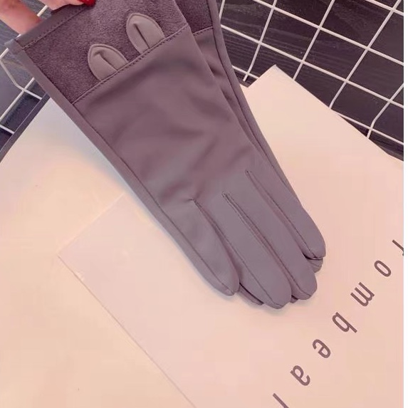 女春秋薄款防雨防水骑电车防风防滑弹力触屏夏季开车防晒可爱