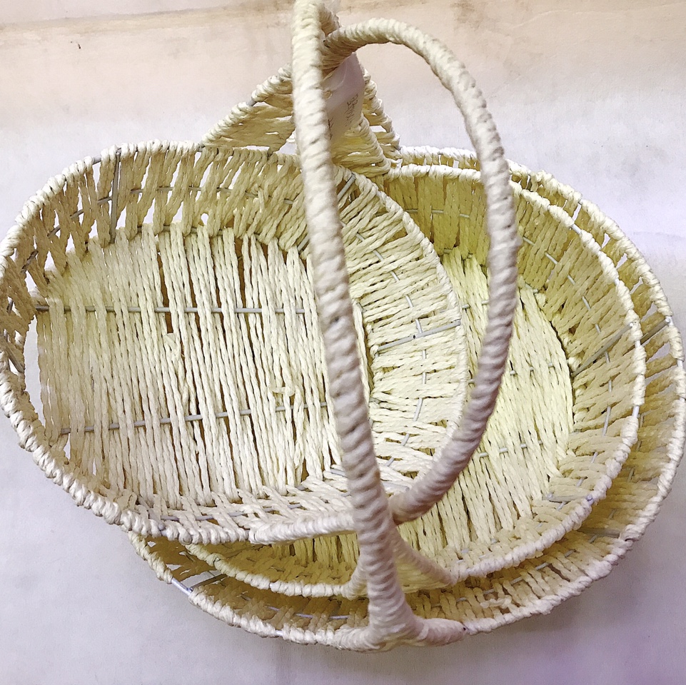 依量工艺手工编织水果篮藤编收纳篮186