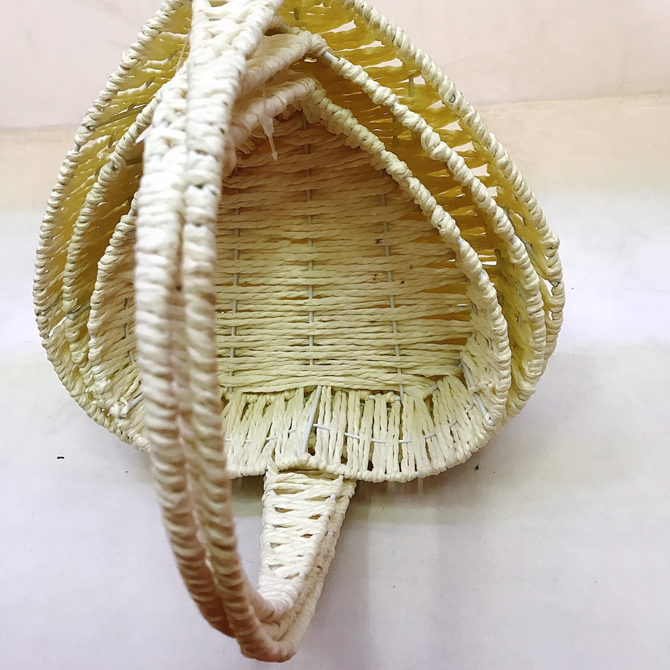 依量工艺手工编织水果篮藤编收纳篮190