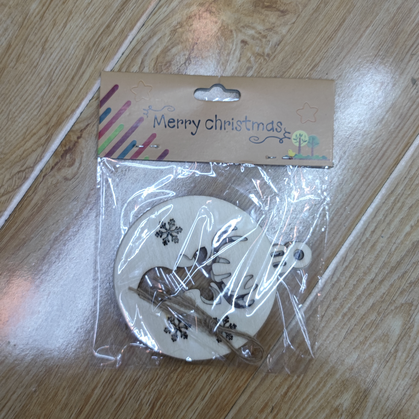 8122 木头片挂件 每包三片 欢迎询价