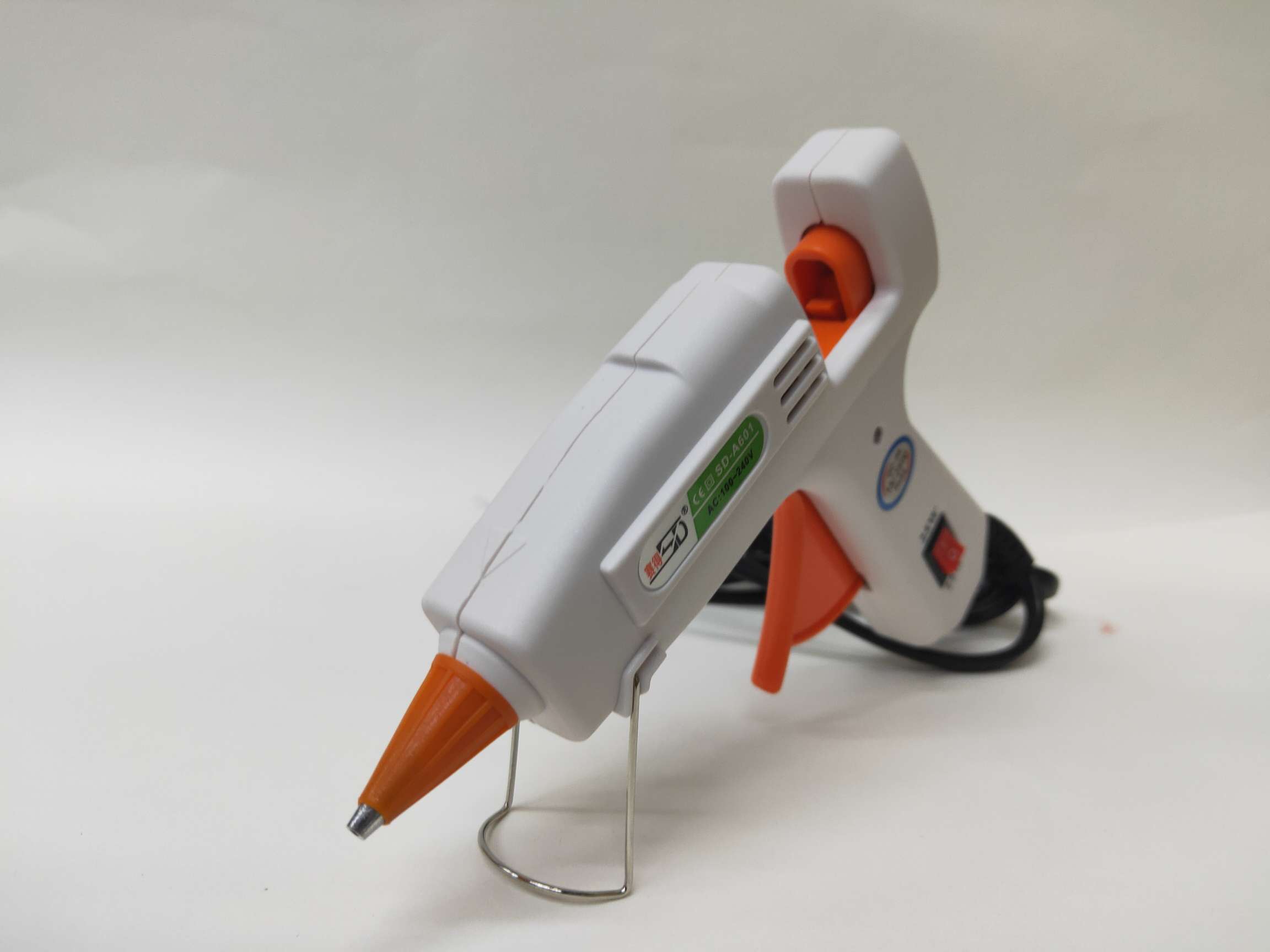 鼎力德热熔胶棒167SD-A601-15-25w白色小枪白底实物图